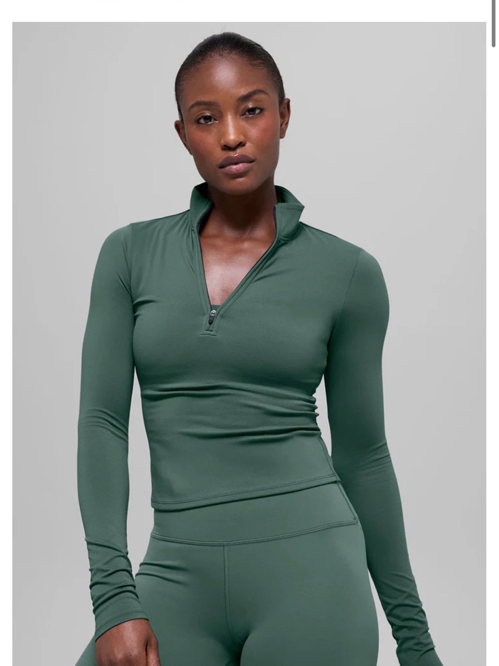 ALO Soft Sculpt Precision 1/4 Zip Long Sleeve NWT